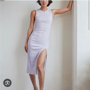 Verona Dress seersucker midi dress